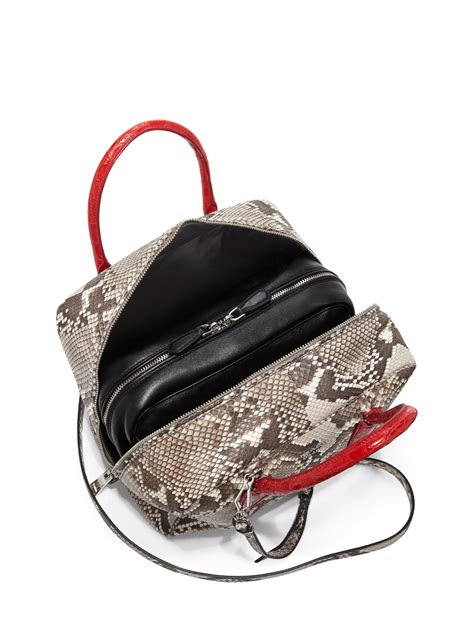 prada milano red bag|prada milano snake bag.